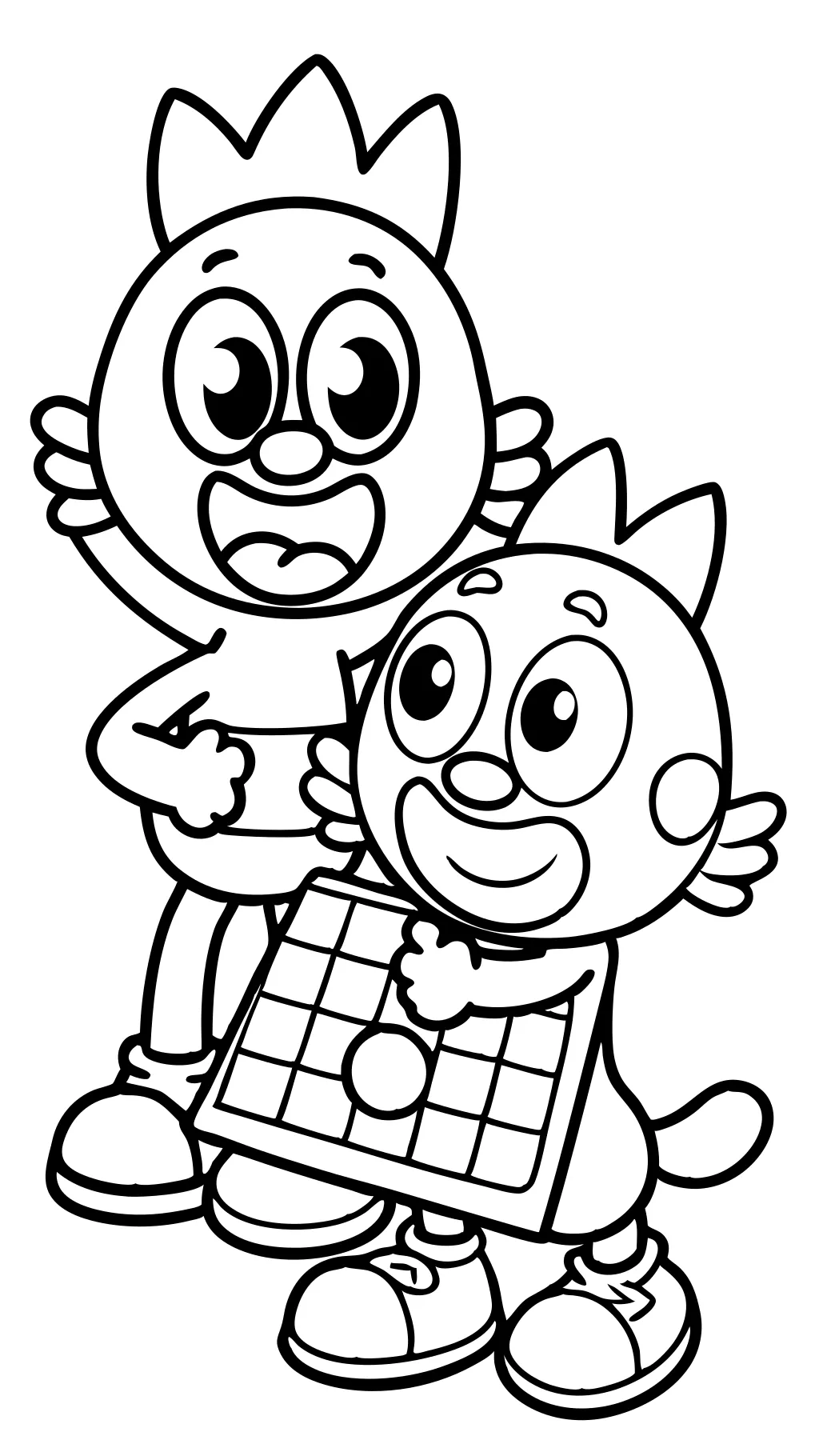 bluey and bingo coloring pages printable